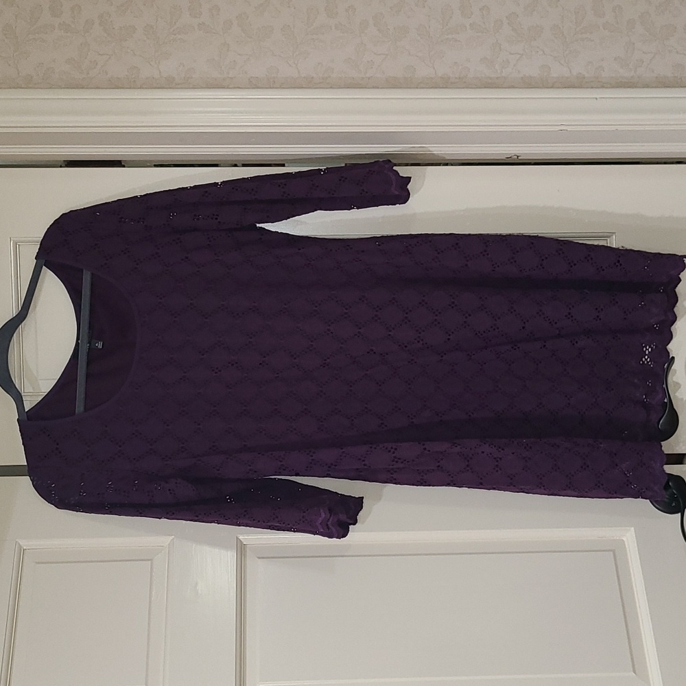 Ronni Nicole lace dress 3/4 sleeves and lined. Size XL